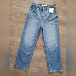 Calvin Klein High Rise Straight Denim Jeans - Size 30